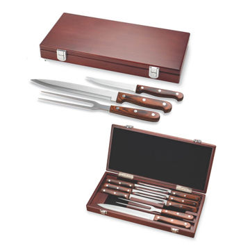 China 8 Piece Kitchen Knife Set In Wooden Box With Luxurious Design Ideal For Gifts Purposes On Global Sources Kitchen Knife Set