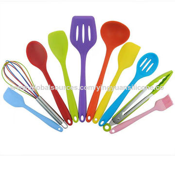 China Silicone Kitchen Utensils Set Best Kitchen Tools 10 Piece Silicone Cooking Utensils Kitchen Utensil On Global Sources Silicone Kitchen Accessories Kitchen Tools Kitchen Set