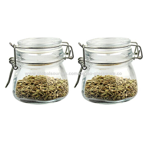 airtight glass spice jars