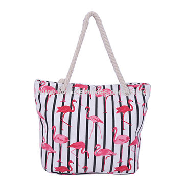 beach bag flamingo