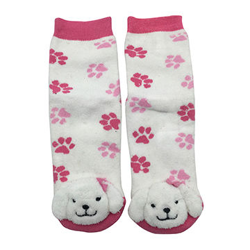 China Kids Crew Socks with lovely dog 