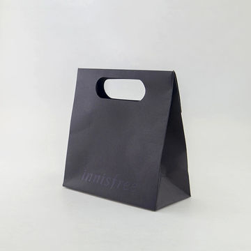 Download China Printed Matt Laminated Paper For Shopping Small Jewelry Gift Bags With Hole Handle On Global Sources Black Paper Bag Gift Bag Paper Black Paper Gift Packing Bag