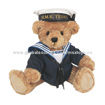 navy teddy bear