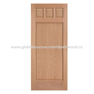 4 Panel Solid Wood Core Arch Top Style Mahogany Interior Wood Door Slab Global Sources