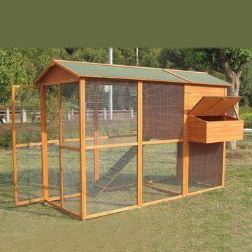 Wooden Chicken Coop With Raised Off Town And Nest Box Measures