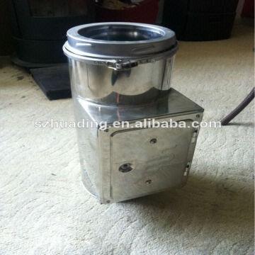 Ce Double Wall Stainless Steel Welded 90 Degree Tee With Door
