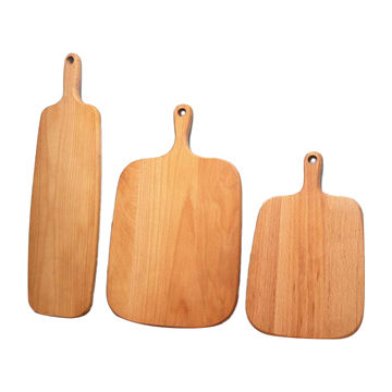 wooden fruit cutting set