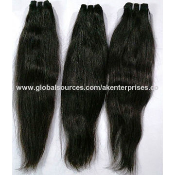 India Natural Unprocessed Raw Virgin Indian Human Hair Extensions