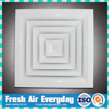 Decorative 4 Way Supply Ceiling Air Diffuser Hvac Diffuser