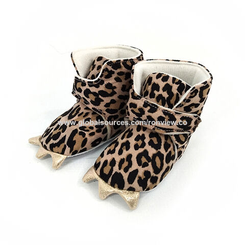 baby leopard boots