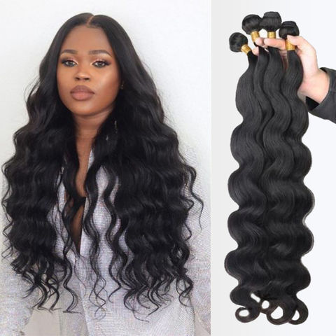 4 human hair bundles