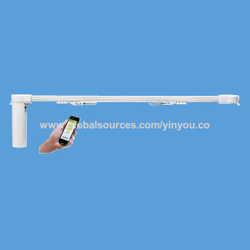 Adjustable Smart Motorized Curtain Track Systems Cover All Window