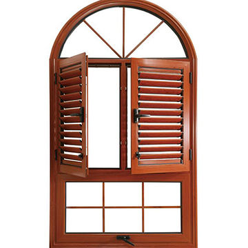 Aluminum Alloy Thermal Break Double Glass Door Windows Design