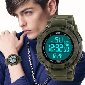 digital watch, fashion 100% original shock resistant pu strap