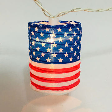 Chinaul Outdoor Christmas Lights Home Decoration Red White Blue Cloth Usa National Day Lantern Decoration On Global Sources