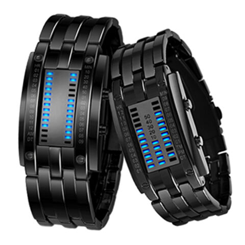 couple led watch