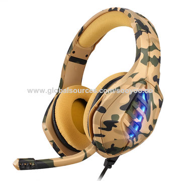 China Factory J1 Rgb Camouflage Headphones For Ps4 Pc Gamer On Global Sources Gaming Headset 7 1 Custom Headset Gaming Headphones With Mic