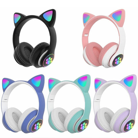 China Juego estéreo llevado VZV-23M de la tarjeta del Tf de la ayuda de las  auriculares de los niños de los auriculares del oído de gato de Audifonos  Bluetooth encendido Global Sources,auricular