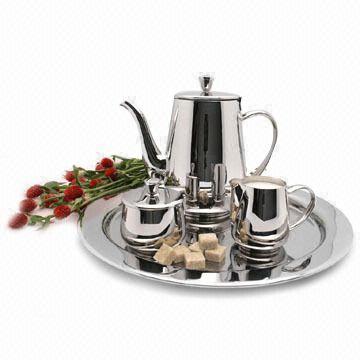 Stainless Steel Coffee Set With Sugar Pot Size Of 9 X 7cm Global Stainless Steel Coffee Set China