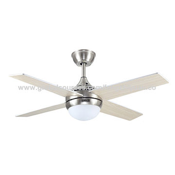 China 42 48 Ceiling Fan With Light Led E14 2 Glass Light Shade