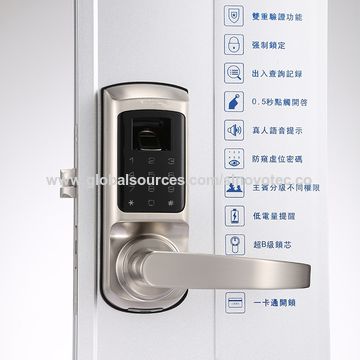 China Keyless Keypad Biometric Fingerprint Door Lock Unlock