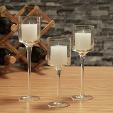 China Glass Candle Holder Tea Light Tall Elegant Ideal For Dining Party Home 3 Pcs On Global Sources China Glass Candle Holder Tea Light, Tall Glass Tea Light Candle Holders