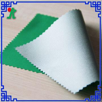 210d Curtain Fabric Waterproof Silver Coat Fabric Pu Coating