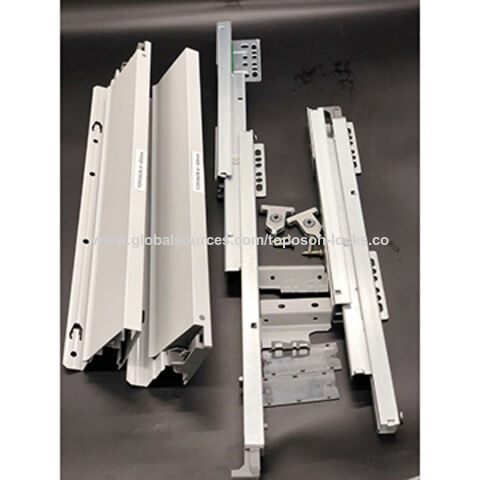 China Drawer Metal Box Soft Close Slides From Dongguan Wholesaler