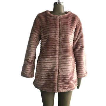 ladies faux fur jacket
