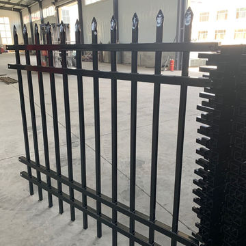 Chinaresidential Yard Steel Tube Fence Rackable Steel Graden Fence Factory On Global Sources