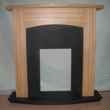 Mdf Wood Veneer Mantel Fireplace Surround Global Sources