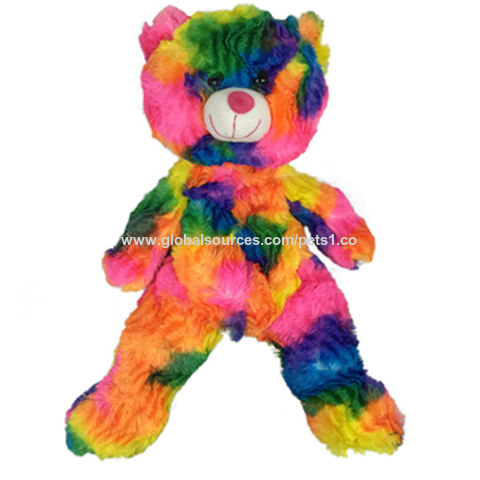 giant colorful teddy bear
