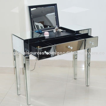 French Provincial Furniture Dresser Table With Mirror Mdf Luxury