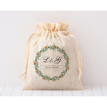 China Muslin Drawstring Bag From Shenzhen Trading Company China Custom Natural Canvas Cotton Muslin Drawstring Bag