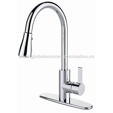 1 Hole Or 3 Hole Plastic Pull Down Kitchen Sink Faucet With Deck
