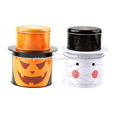 halloween tin box