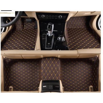 Leather Car Mats 5d Waterproof Xpe Car Mats For Fiat 500 Bravo