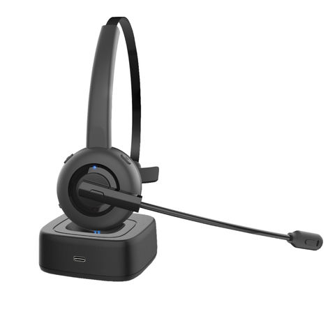 call center headset with mute button