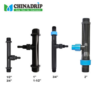 China Venturi Fertilizer Injector Venture For Plastic Tube With Mini Valve For Drip Irrigation System On Global Sources Fertilizer Injector Venturi Injector Irrigation Equipment