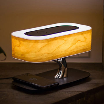 Wireless Charging Bedside Lamp : Touch Lamp With Wireless Charging