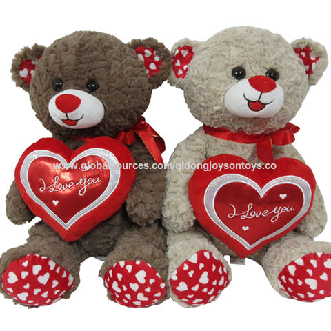 China Plush Toy Bear With Red Heart I Love You Stuffed Teddy Bear For Valentine Gifts On Global Sources Plush Toy Bear Custom Toy Plush Toy