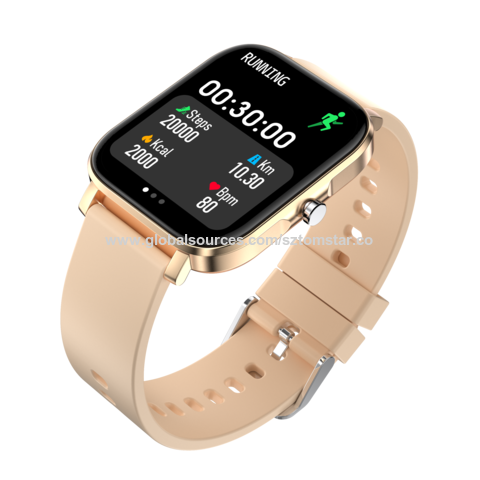 China Diviértase siguiendo la banda del Smart Watch de la aptitud con la  pantalla de la presión arterial 1.69inch del ritmo cardíaco SpO2 IP68  encendido Global Sources,banda de reloj elegante,reloj elegante de