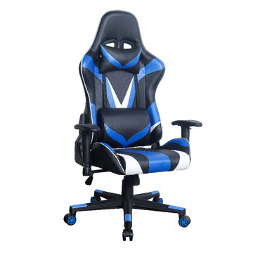 China Blue Game Chair Pc Oem Custom Office Gaming Chair Racing