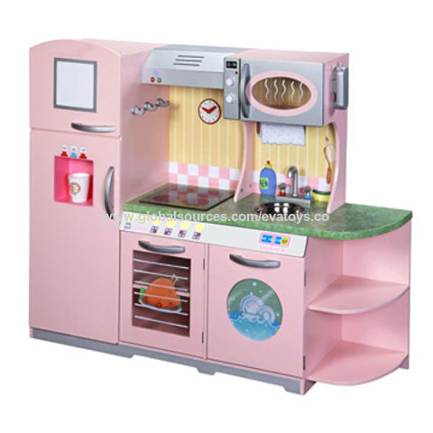 wooden kitchen set kids