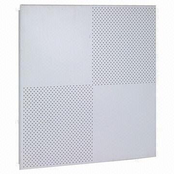 Metal Aluminum Perforated Clip In Square Ceiling Tile With Fire