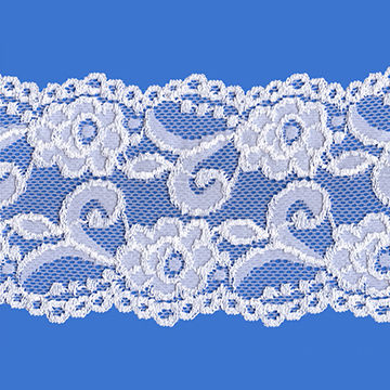 African Lace Trim White Narrow Raschel Knitted Lace Trim Global Sources