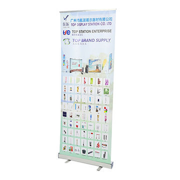 Cheap Display Stand Advertising Pull Up Banner Stands Retractable