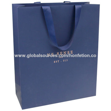 Download China Luxury Custom Printing Shopping Paper Gift Bags With Blue Ribbon Handles On Global Sources Shopping Paper Gift Bags Shopping Gift Bags Gift Bags