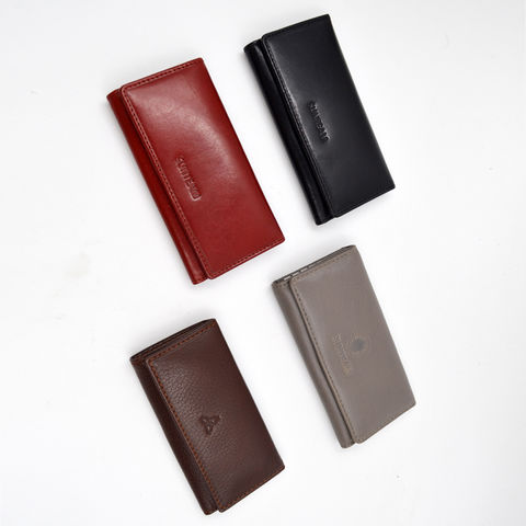 leather key chain wallet