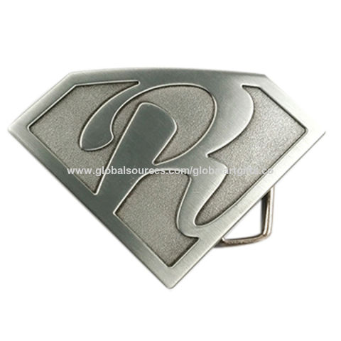 silver engraved belt buckle